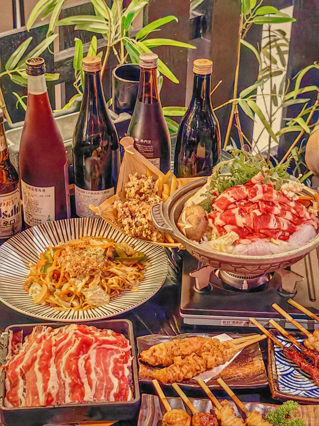 喜欢居酒屋的氛围，吃吃烧鸟喝喝啤酒🍺没想到在市中心，100出头还能吃...