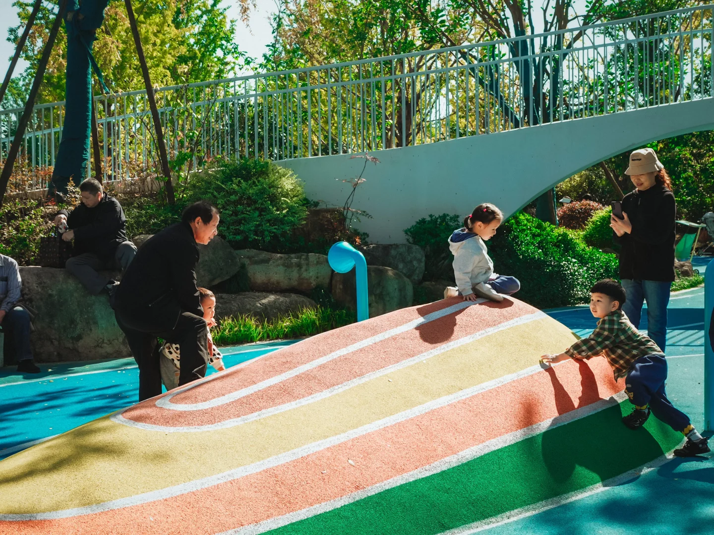 良渚人民太幸福了‼️新开的公园居然这么美