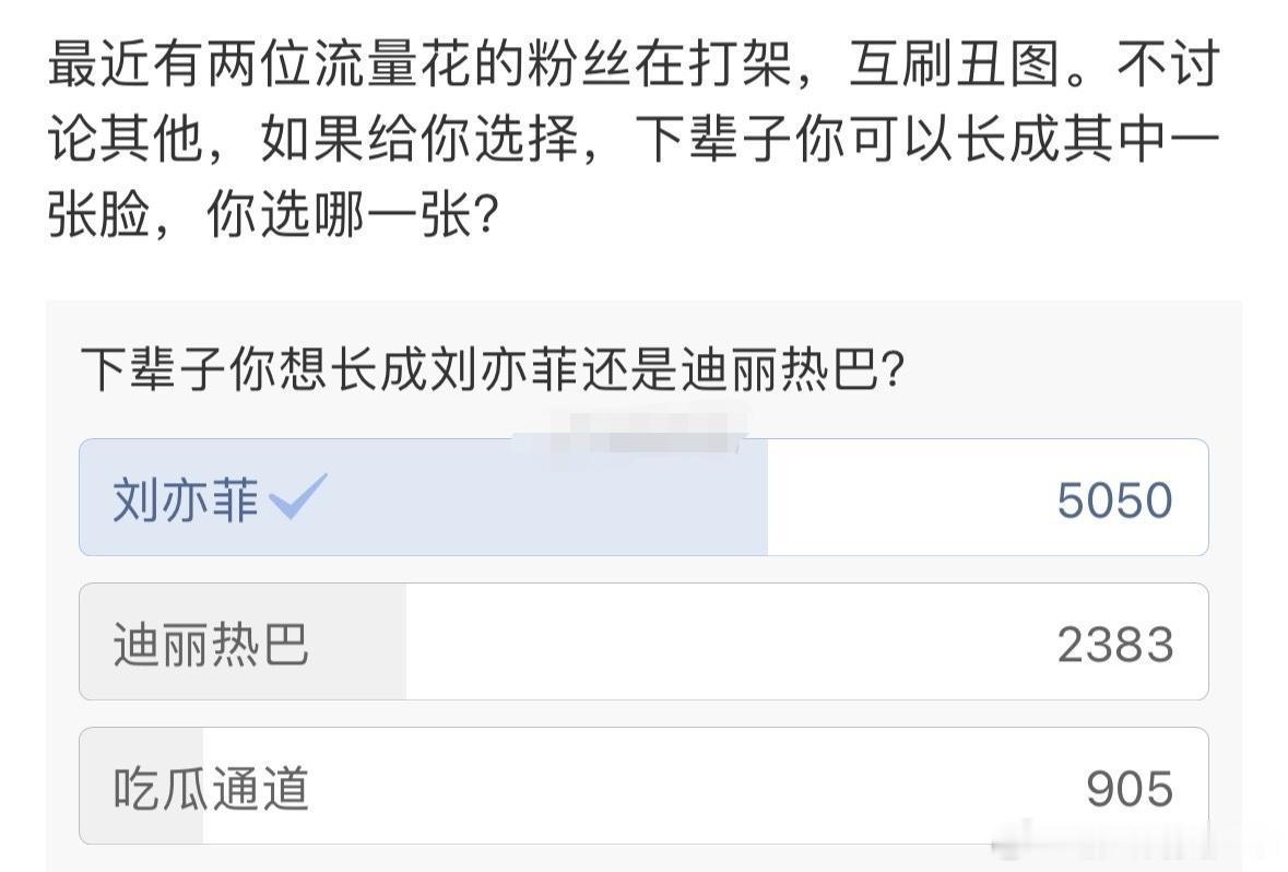 刘亦菲下沉市场路人缘这个热搜是因为粉丝交流然后比美导致的？ 