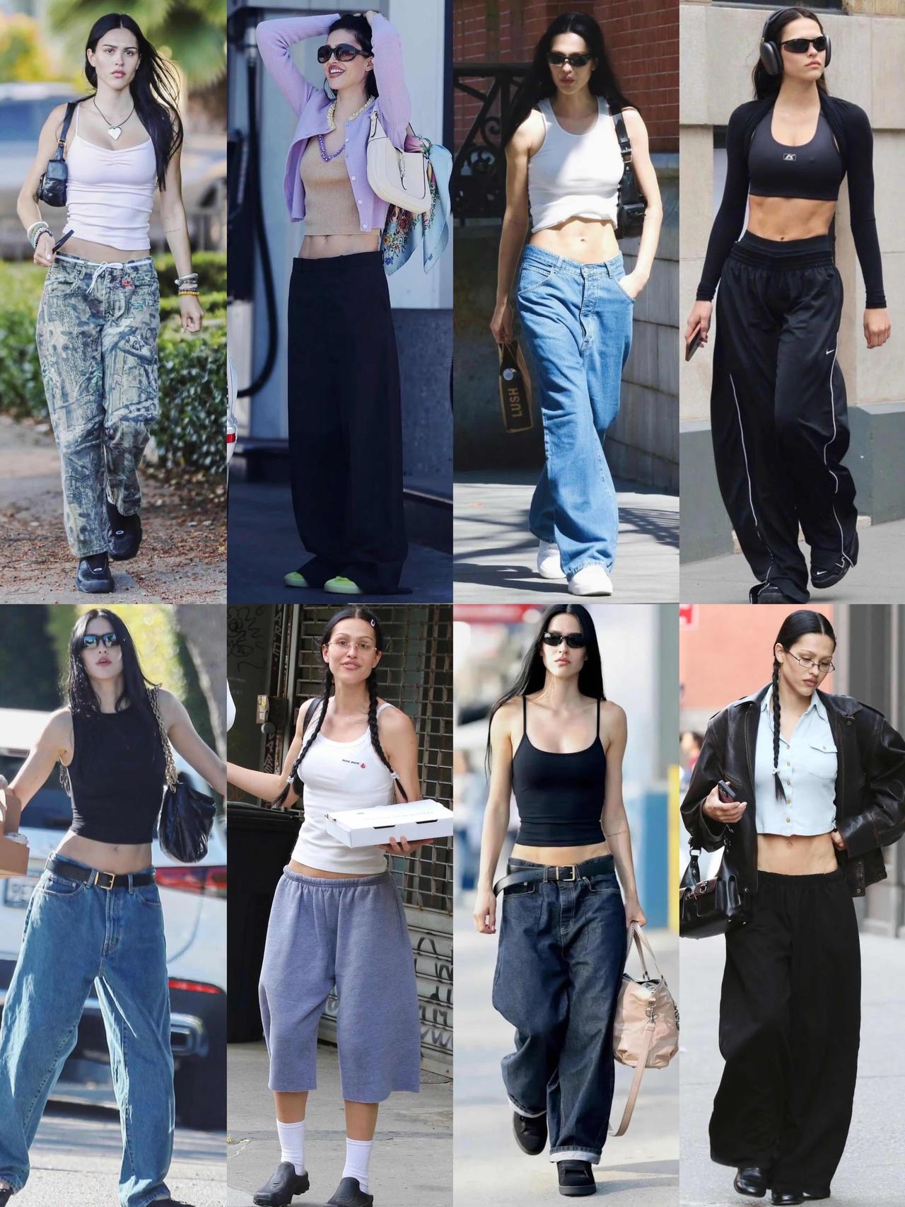 谁懂啊！Amelia Hamlin把美式街头的力量美学玩明白了！
告别单薄甜妹，