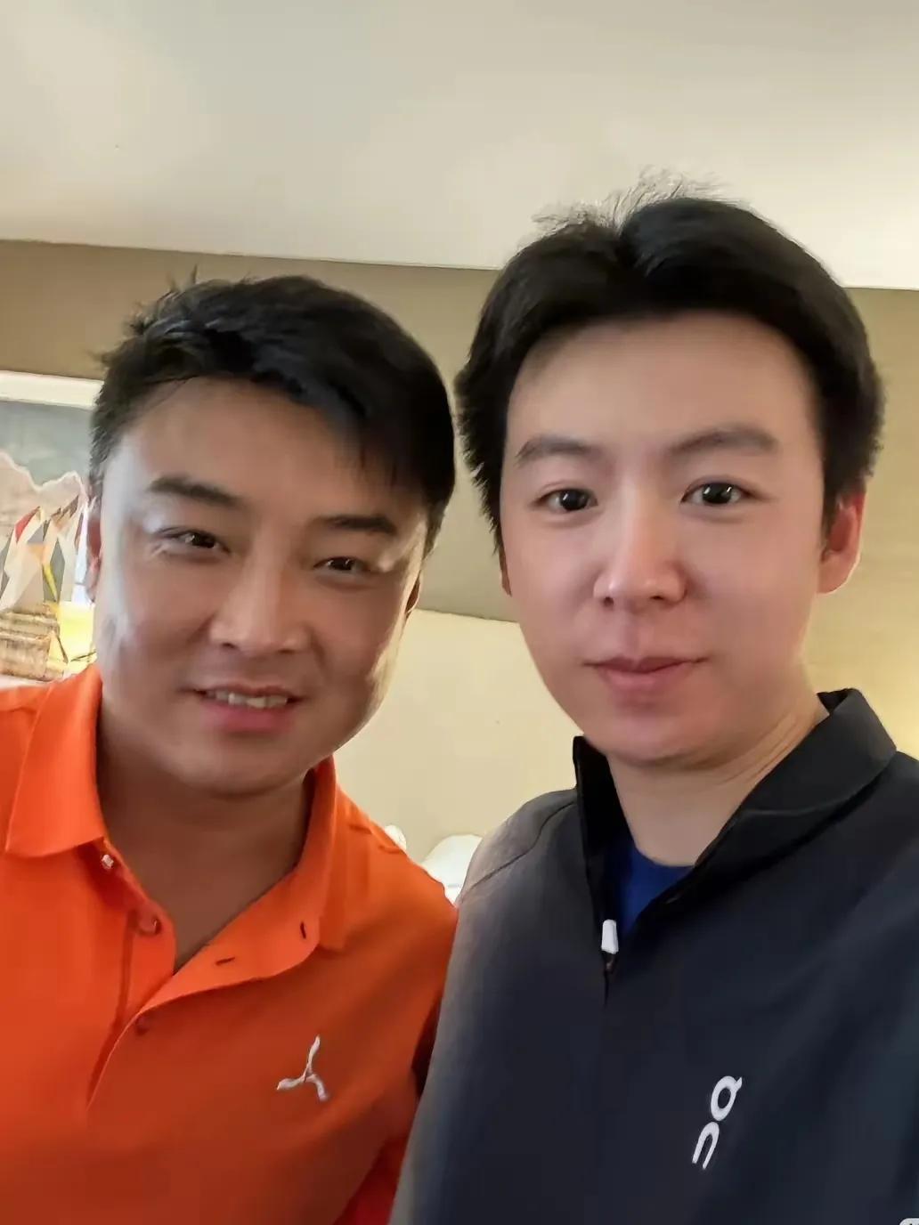 美国大满贯期间，王皓指导，孙逊指导，邱贻可指导，王楚钦，林诗栋，黄友政，他们都和