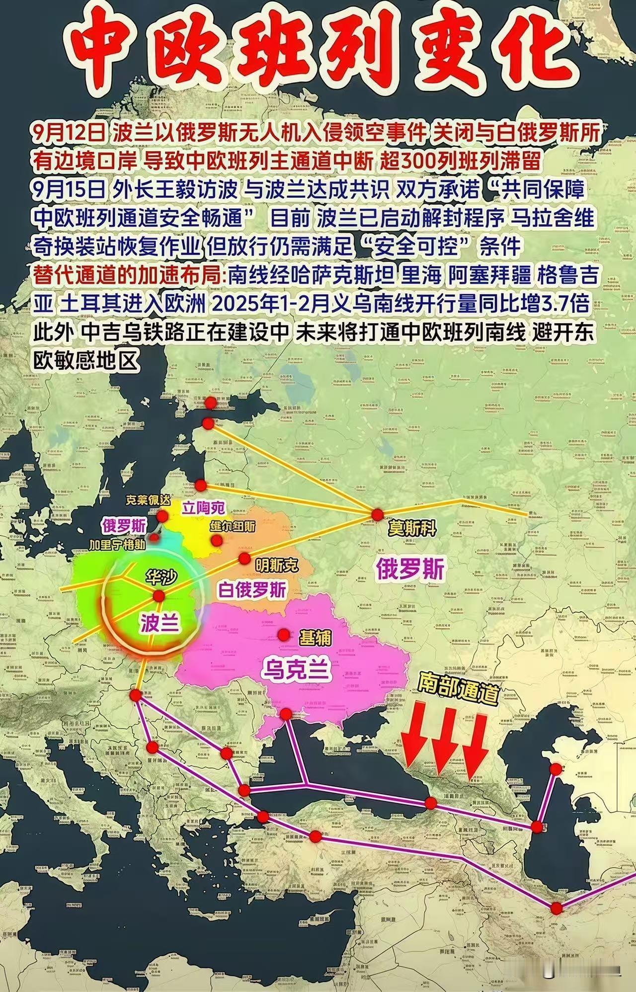 想绕开波兰吗？
历史上奥斯曼土耳其通过控制古丝绸之路迫使欧洲人走向海上，然后就发