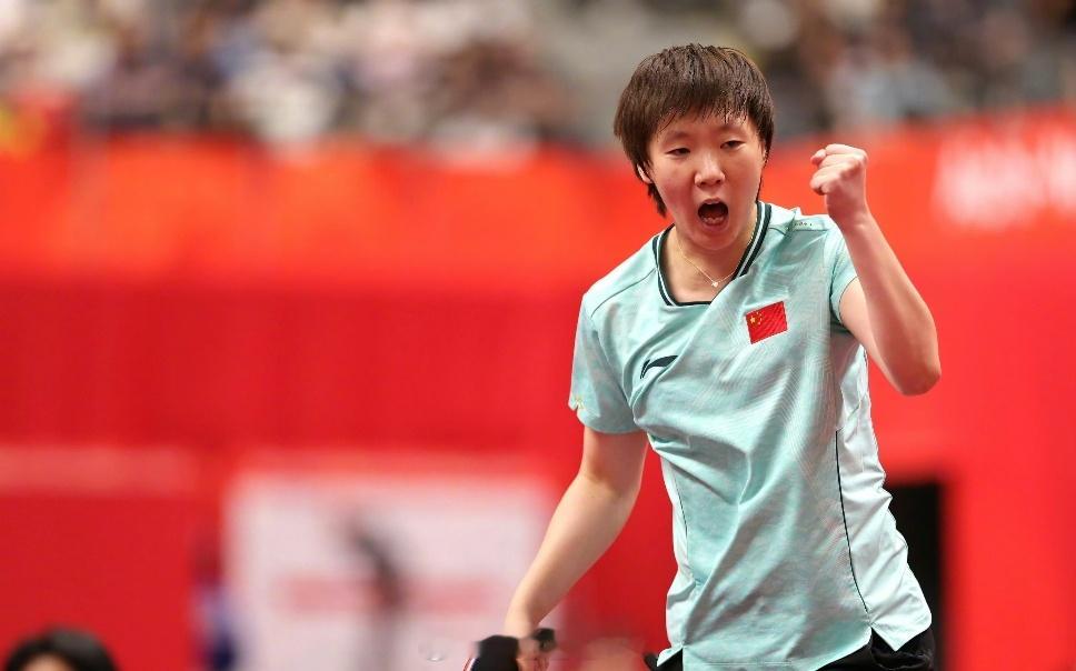 王曼昱冠军2026年亚运会乒乓球女单决赛，王曼昱4-2(11-8、11-9、11