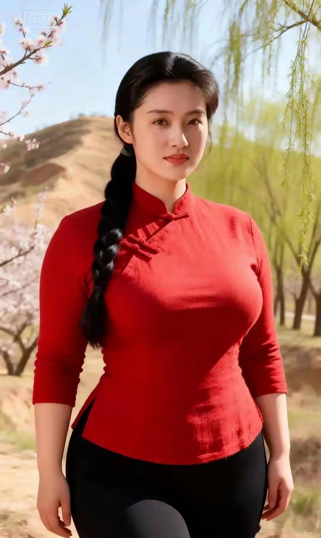 陕北美女，膀大腰圆，旺夫旺家，男人的梦中情人 