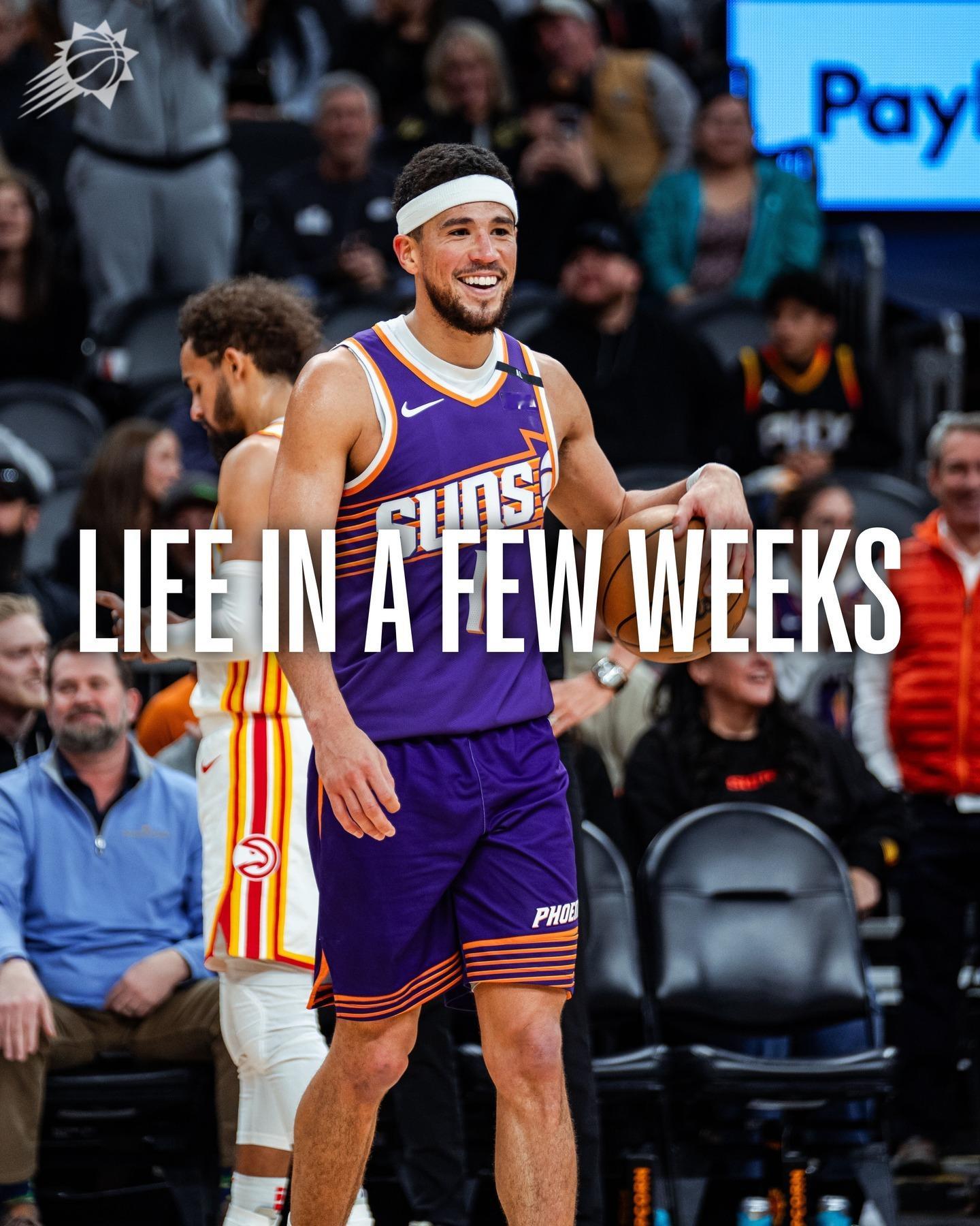 几周后的生活 🤩新赛季快来！🙏菲尼克斯太阳[超话] ｜旭日东升 ｜NBA新赛