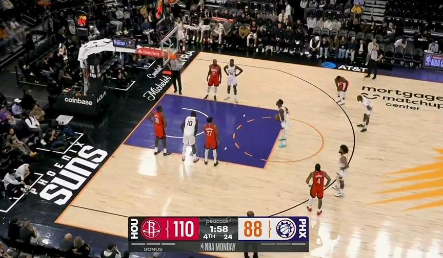 火箭客场击败太阳，继续排在西部第四。杜兰特缺阵，阿门汤普森28分7篮板8助攻，申