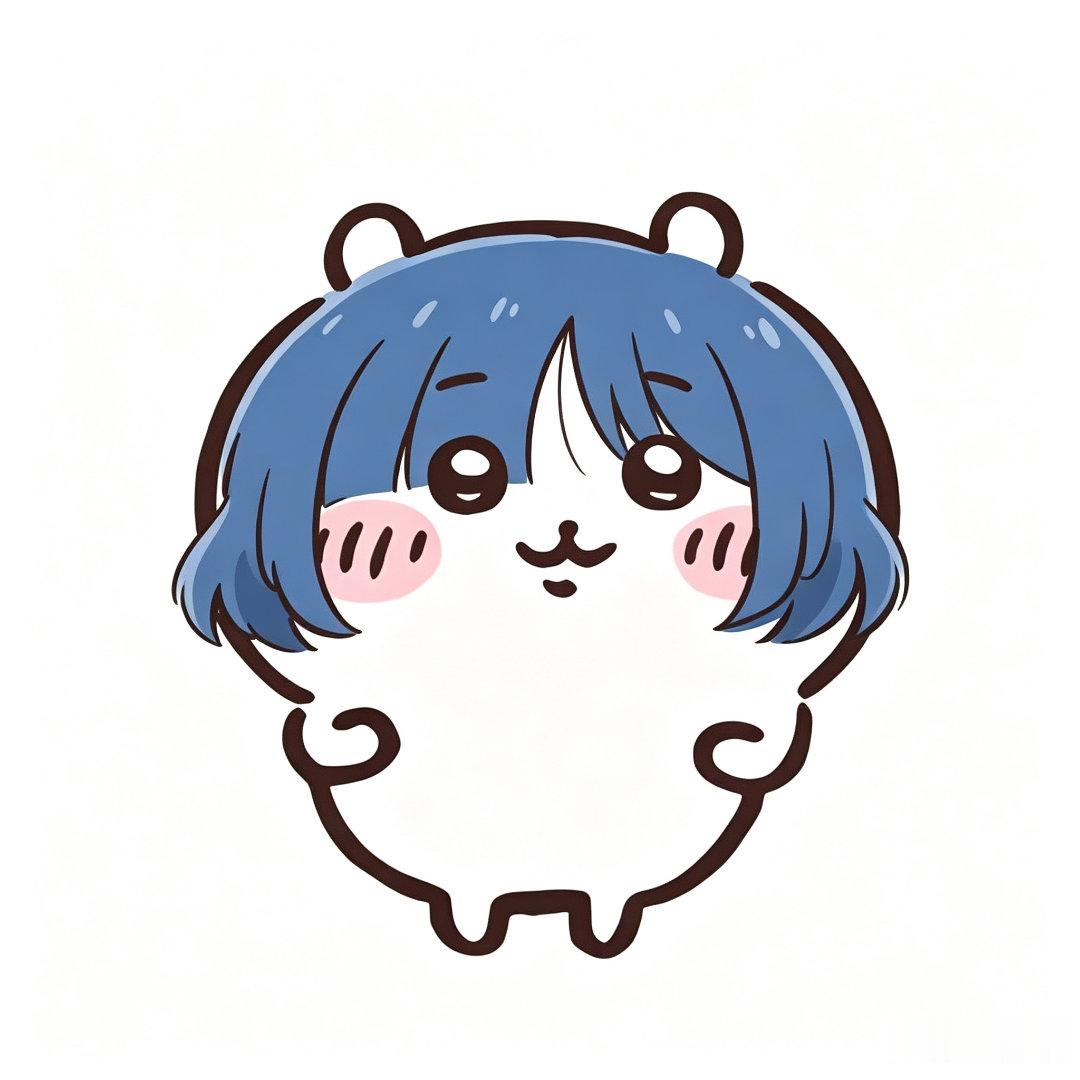 chiikawa 哈哈哈！我不行了！头发要么戴一半，要么变形了！小可爱们换头发不
