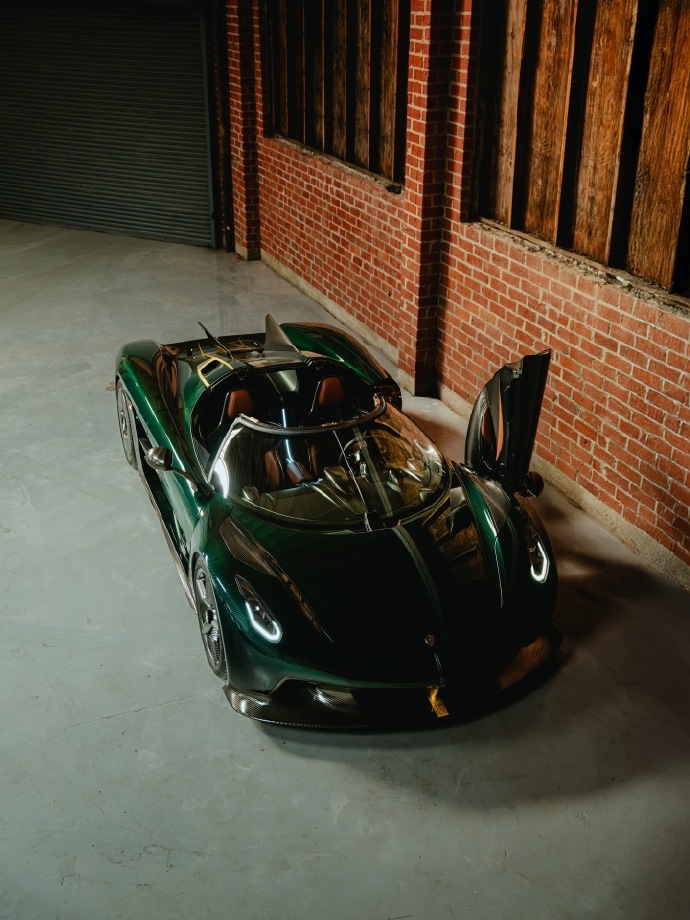 koenigsegg Jesko Absolut Chassis 7503绿色外