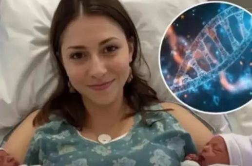 全球也就20例！
 
巴西一名19岁女子，在同一个夜晚与两位男性有过亲密接触，怀