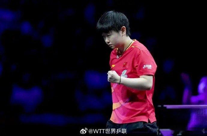 WTT横滨冠军赛：孙颖莎4-1队友石洵瑶，强势晋级女单决赛8月11日讯 WTT横