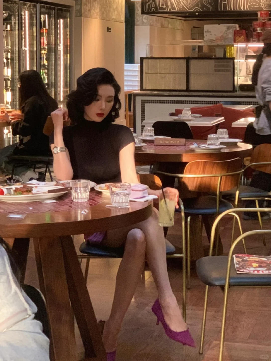 妹妹说紫色很有韵味