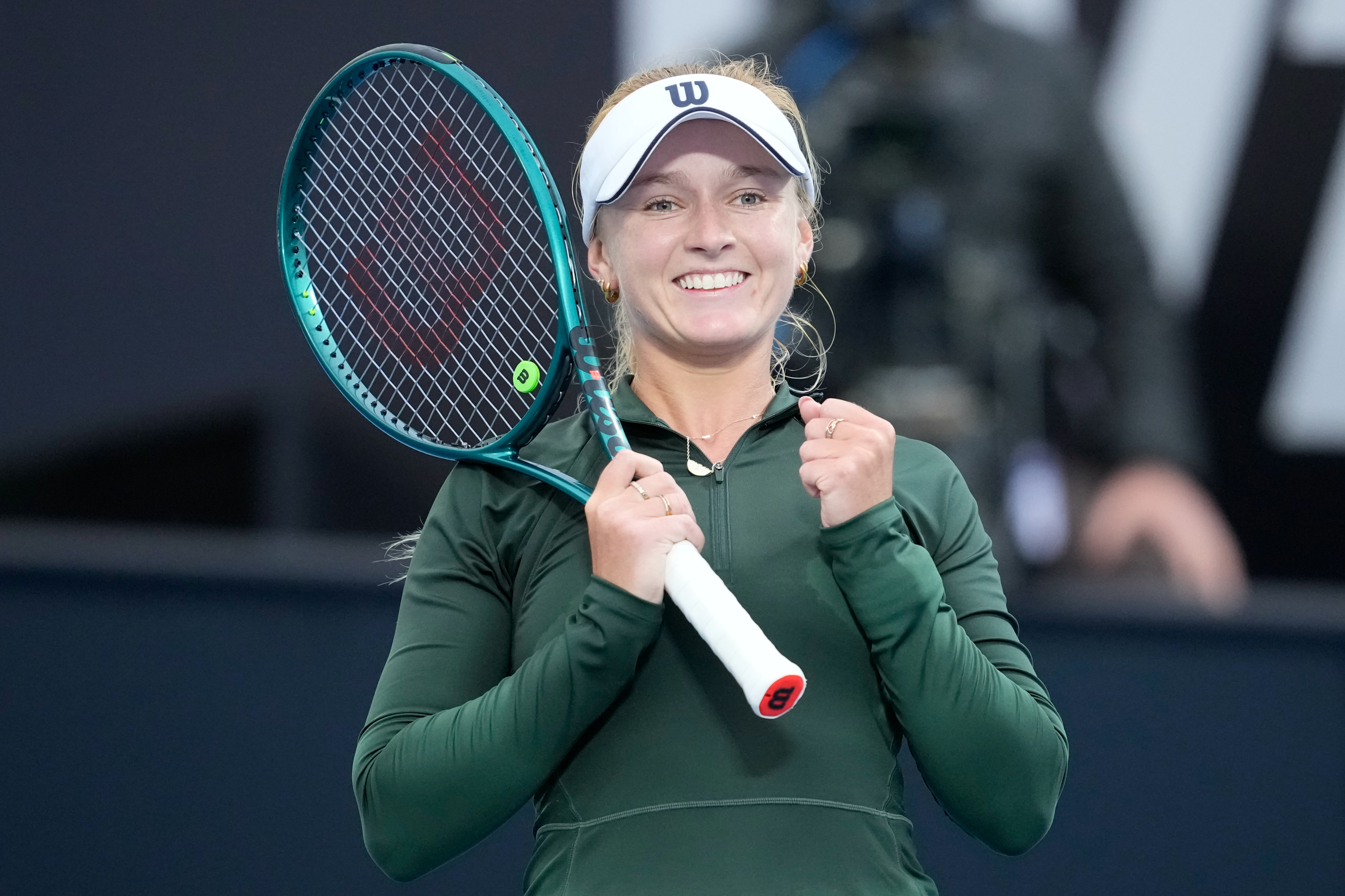 WTA250霍巴特站半决赛对阵👀[W]普雷斯顿 vs 约维奇[Q]科恰雷托 v