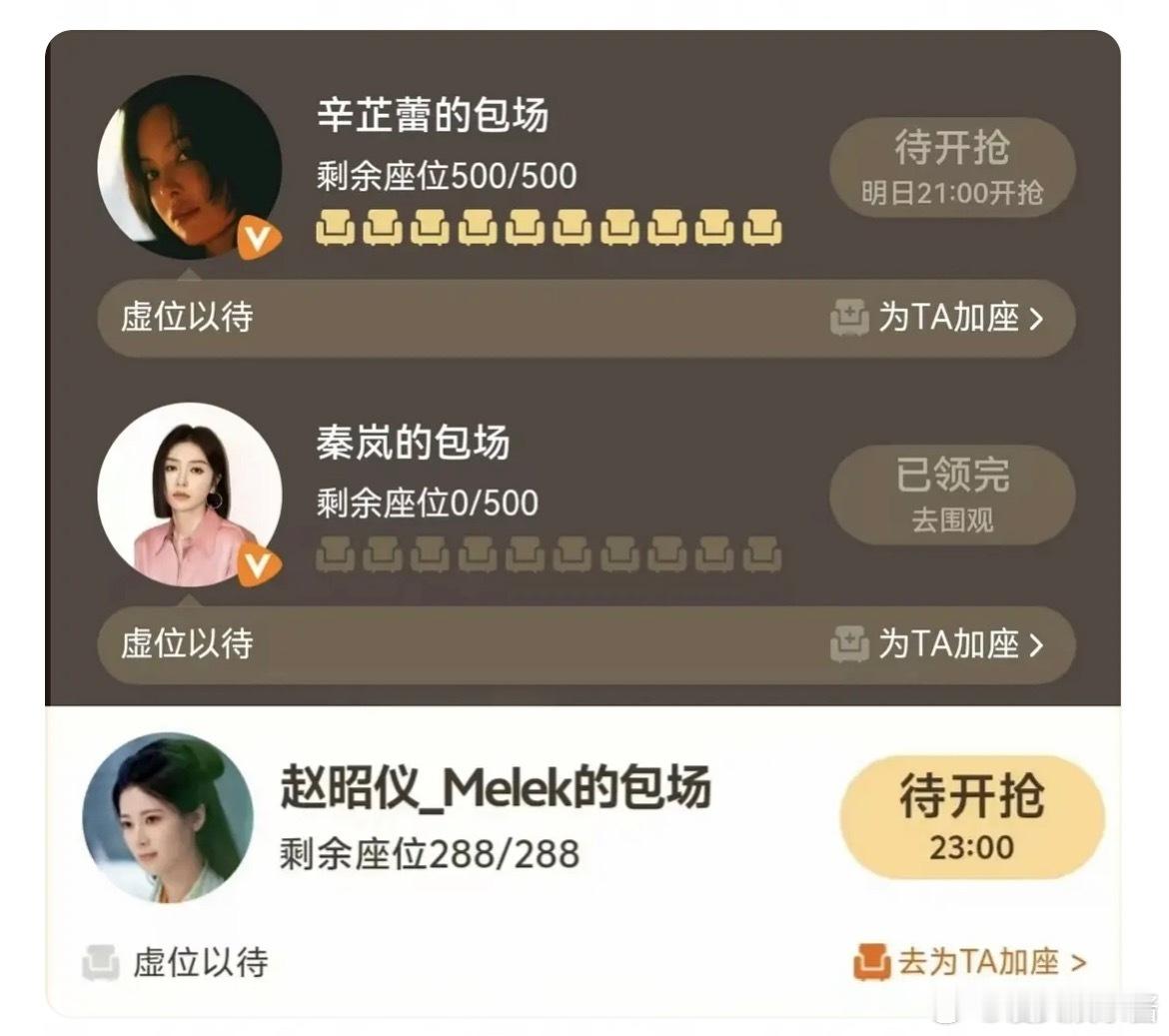 辛芷蕾、秦岚、赵昭仪云包场利剑玫瑰，花少5录完快2年了，感情没变，友谊长存 ​​