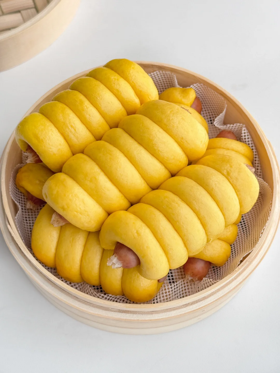 南瓜肠仔馒头🎃一次发酵快做起来