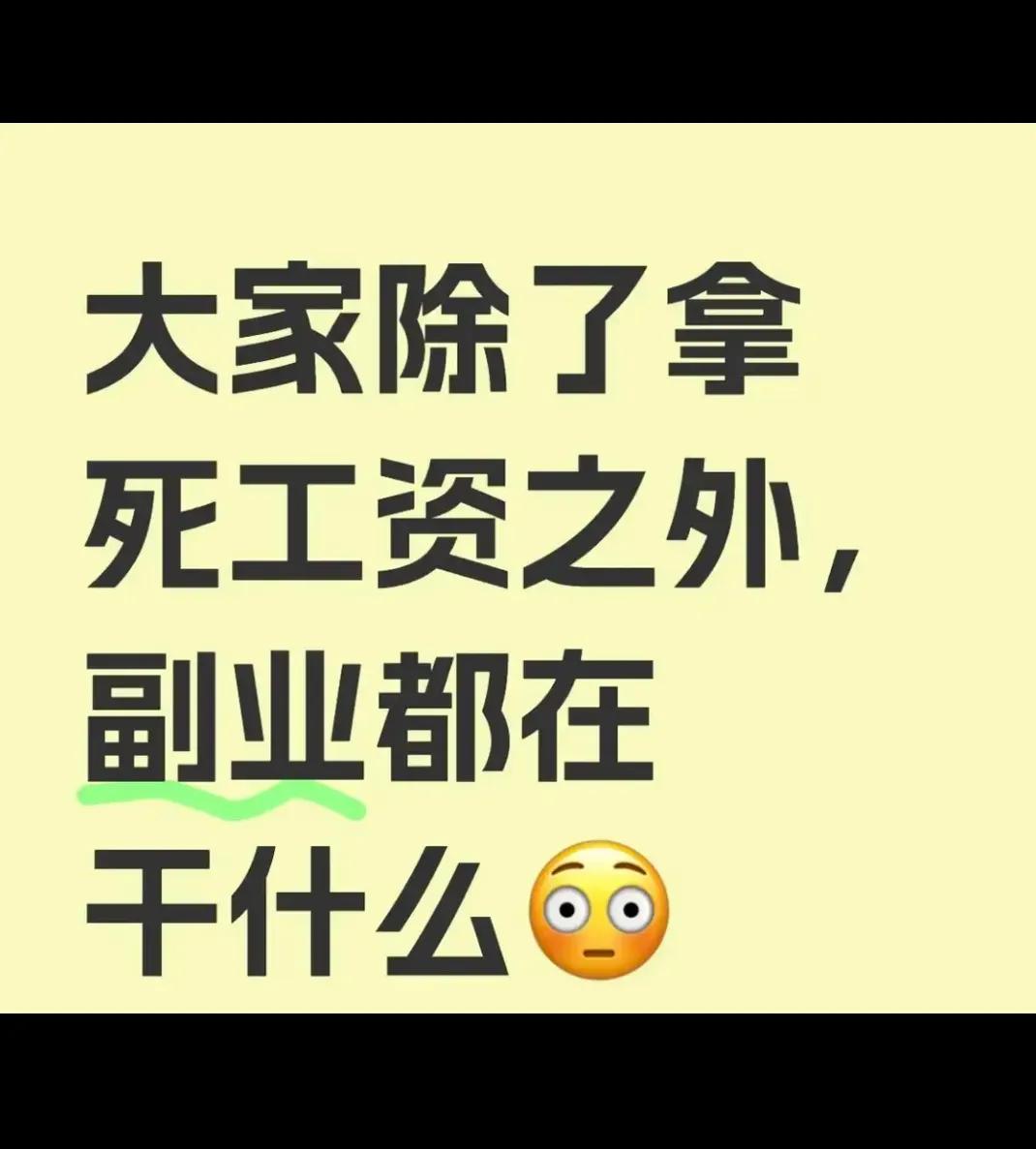 大家都有副业吗？？？？