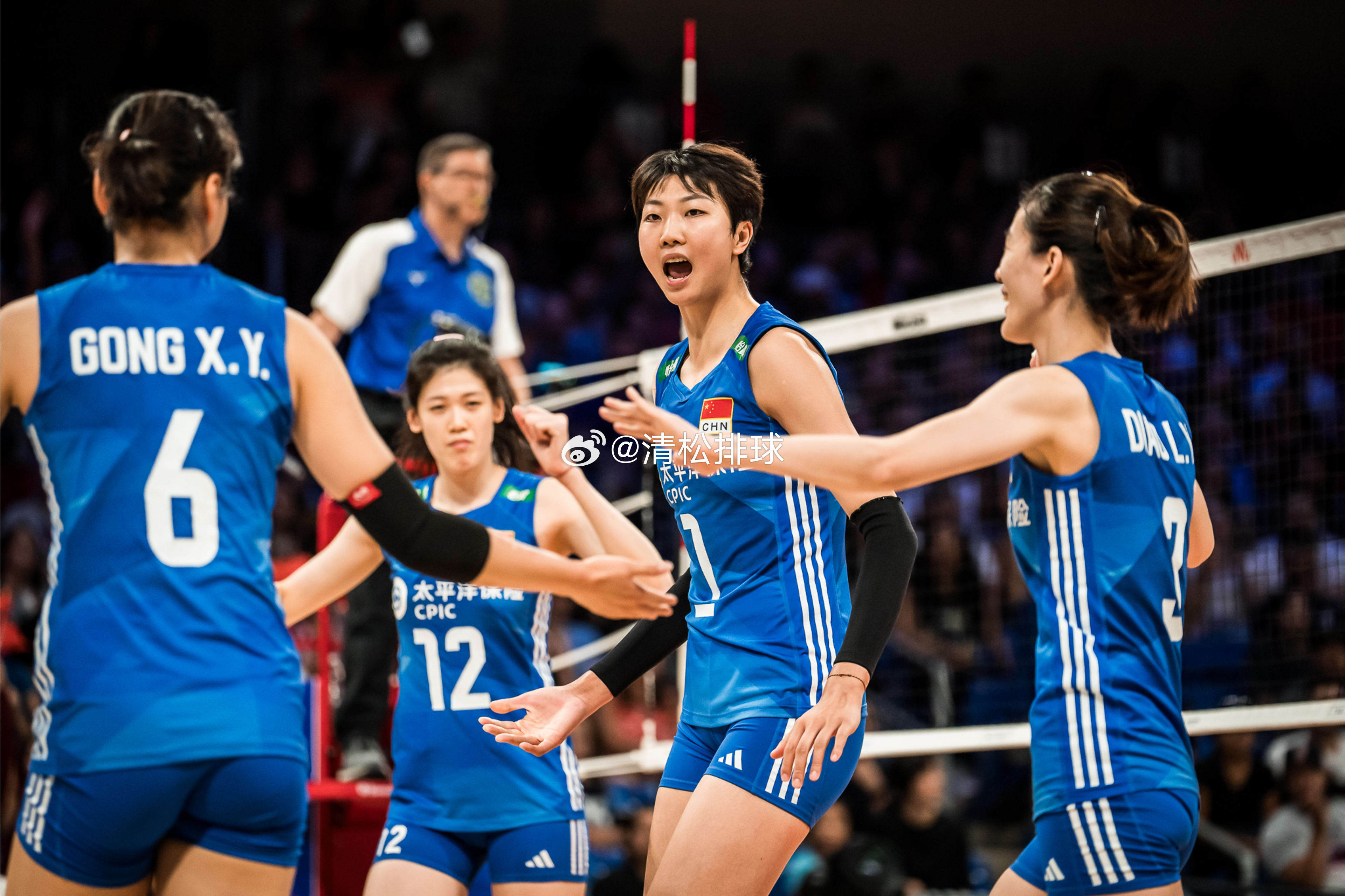 2023年世界女排联赛总决赛半决赛中国女排3-0波兰女排（25-18 25-23