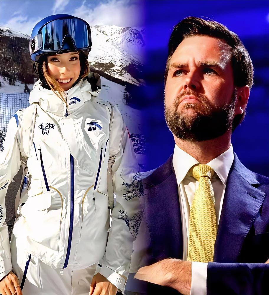 万斯：享受了美国的自由和教育，就该为美国出战。
​​谷爱凌：我很荣幸。谢谢你，J