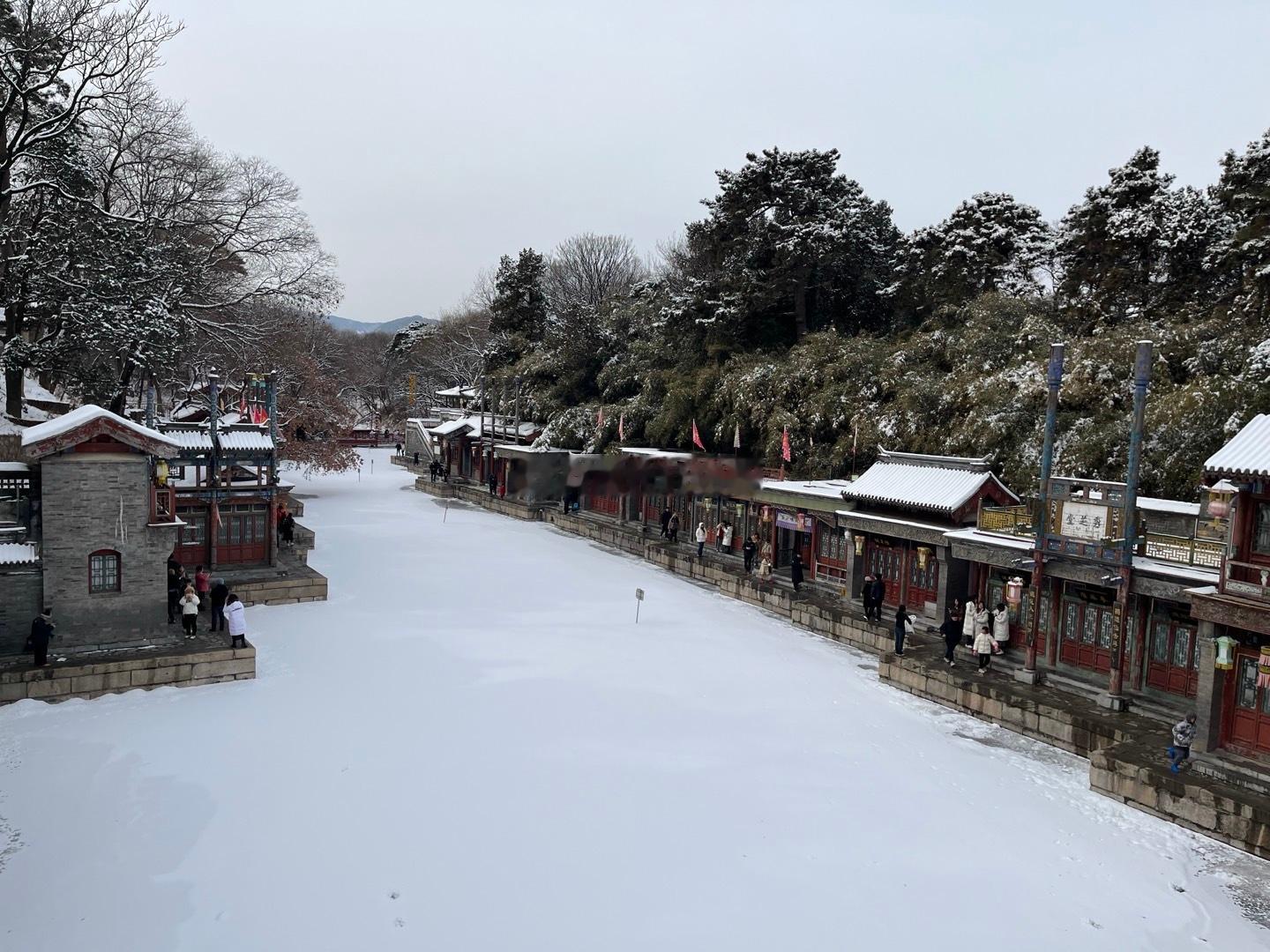 #看不够的北京雪景# 2024 龙年 北京的第一场雪  ​​​