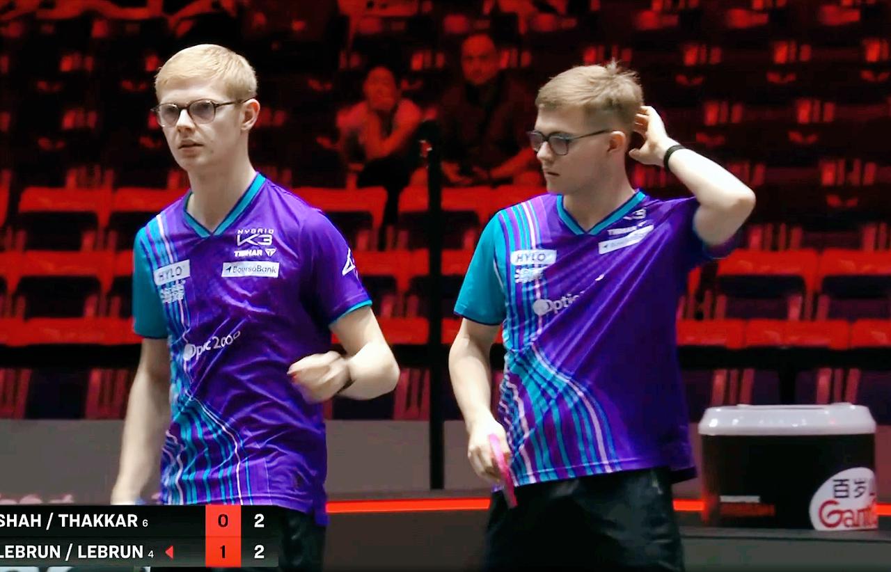 突发！F勒布伦失误较多，大叫一声，裁判立马给了警告！

第一局
勒布伦兄弟6:1