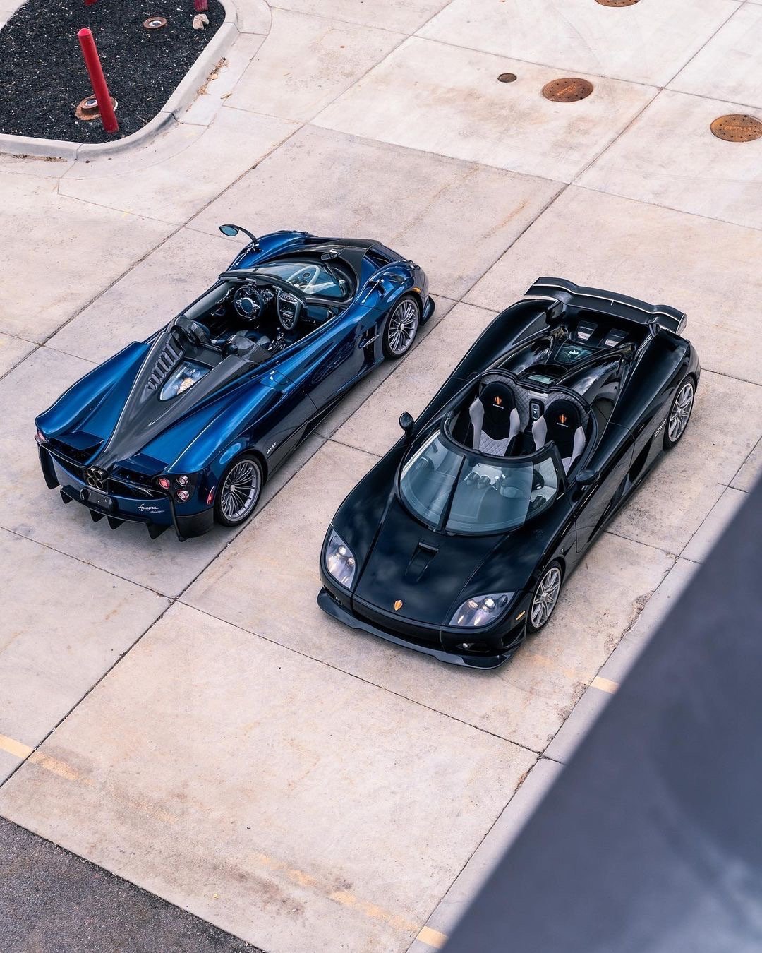 科尼赛克CCXR 🖤帕加尼Huayra Roadster💙 ​​​
