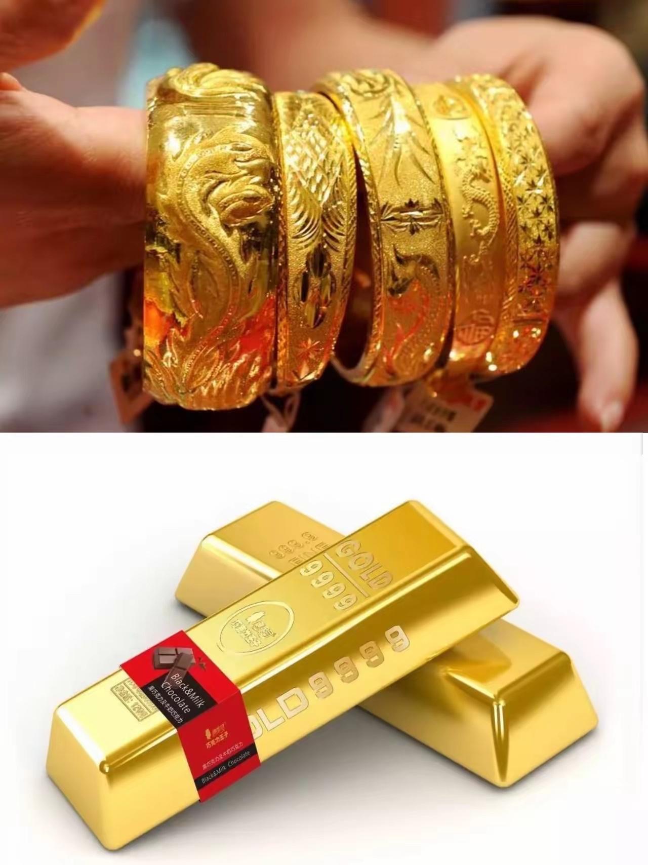 很多老年人不解：为什么目前金饰遇冷、金条火爆，更多年轻人结婚开始用金条代替三金？
