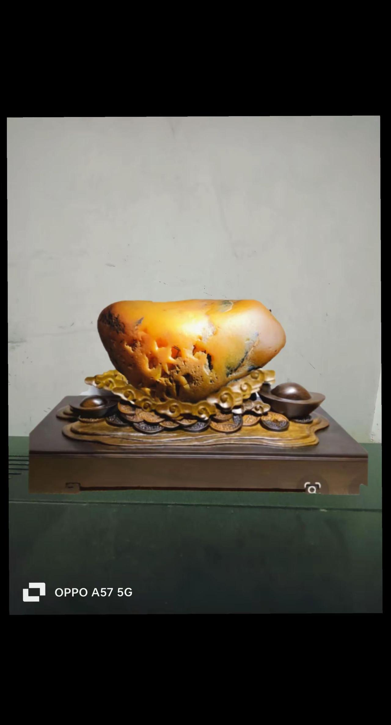 元宝。醉美黄蜡石奇石文化传播