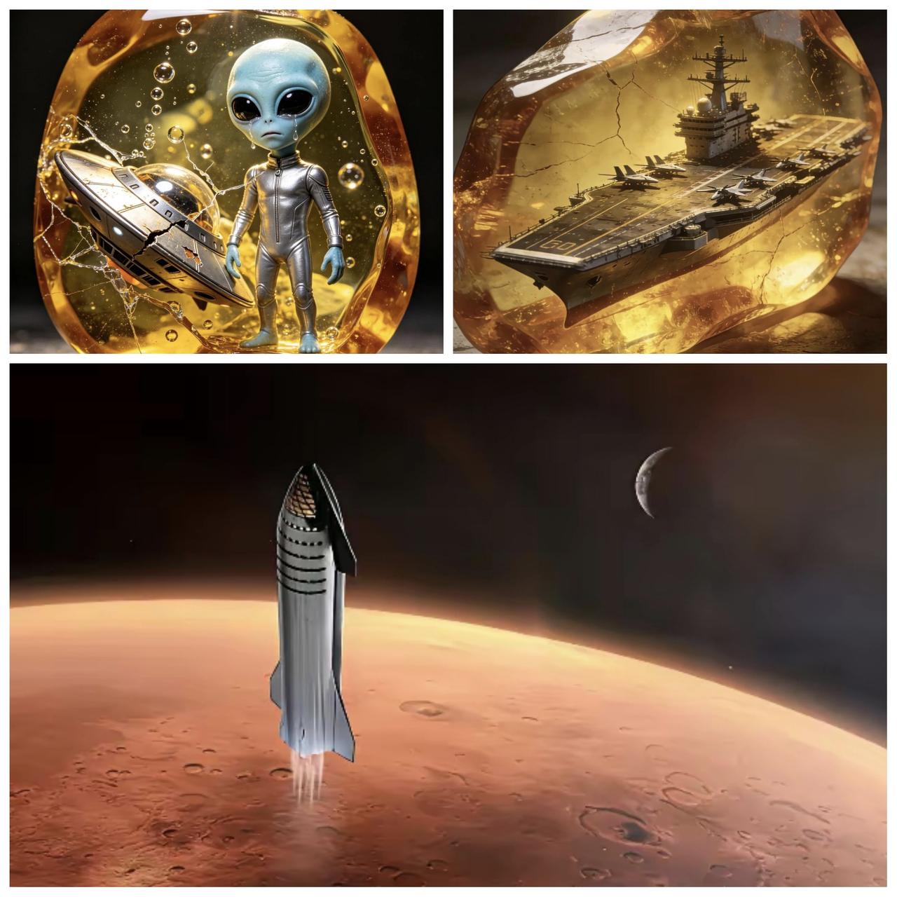 ✨最近的两个国际大庞氏骗局✨

☀︎ 一个是SpaceX上市，一个是美伊和平谅解