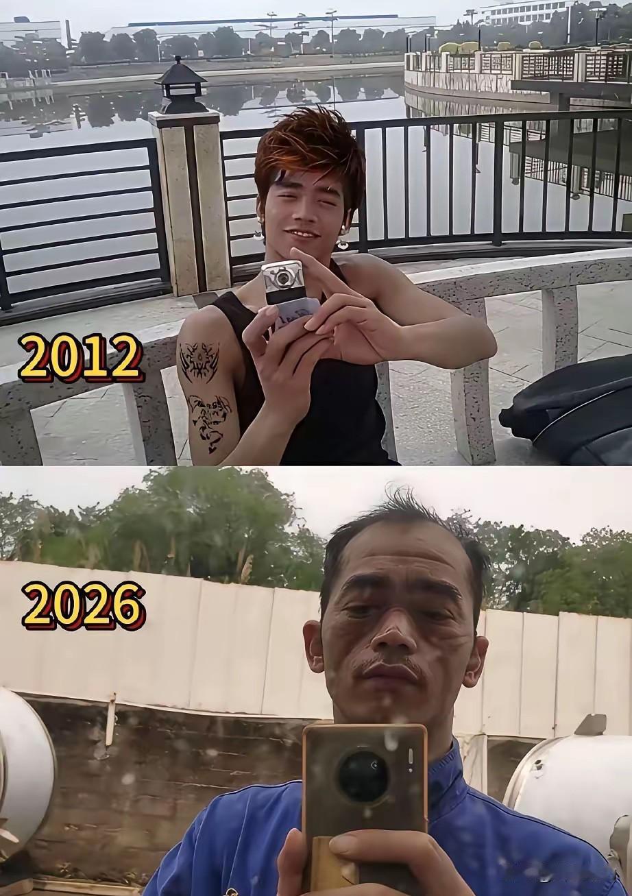 看了他的变化，我心中不禁有些感触！

但有些人说他是工作劳累，加班熬夜，导致变成