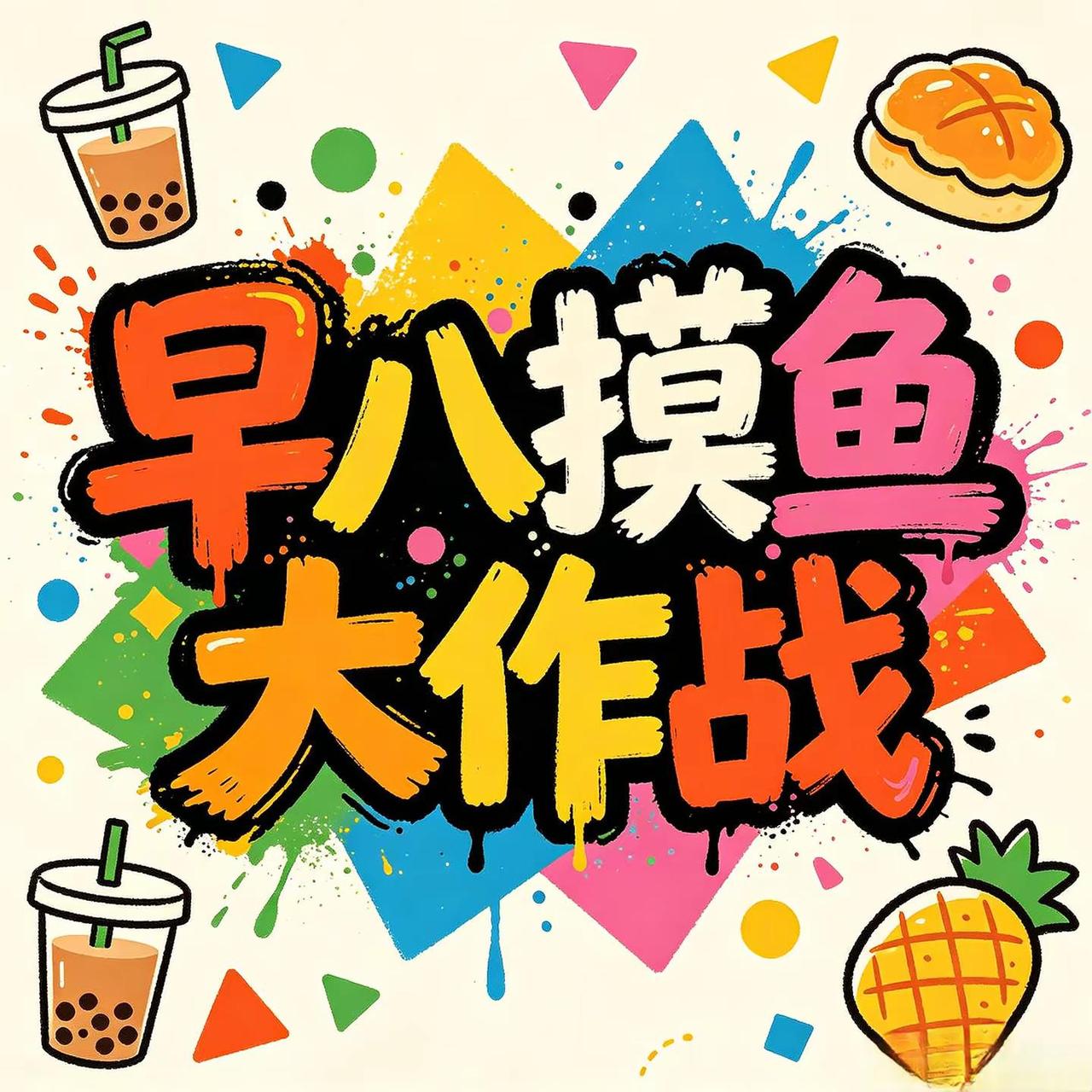 早八摸鱼大作战。早八限定摸鱼模式开启，摆烂节奏随性拉扯，港式魔性曲风氛围感拉满