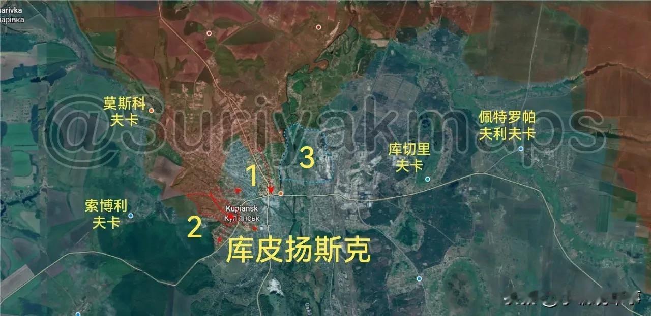 9月29日俄乌最新战报（来源：Suriyak）：

1.哈尔科夫州前线：
①过去