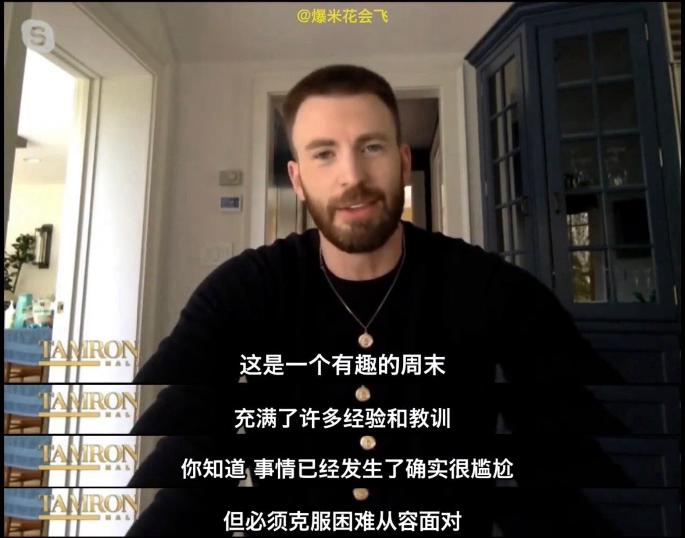 五年前的今天，美队“美国菩萨”Chris Evans回应轰动全网的“利刃出鞘事件