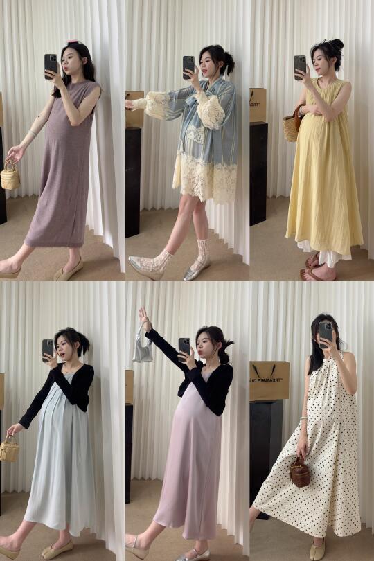 春夏孕期连衣裙合集～舒服又好看