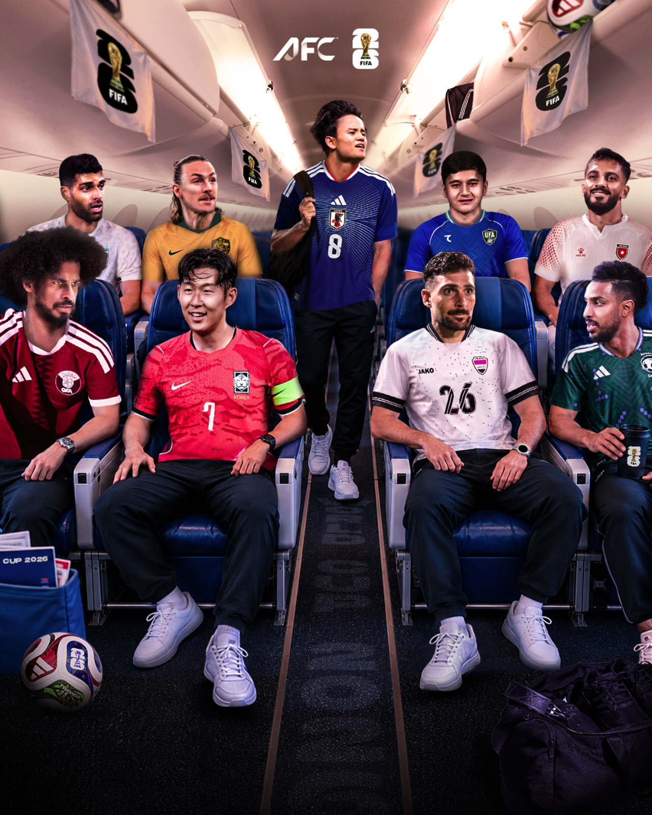 2026世界杯 亚洲球队蓄势待发🥳🇰🇷韩国队率先亮相！ 