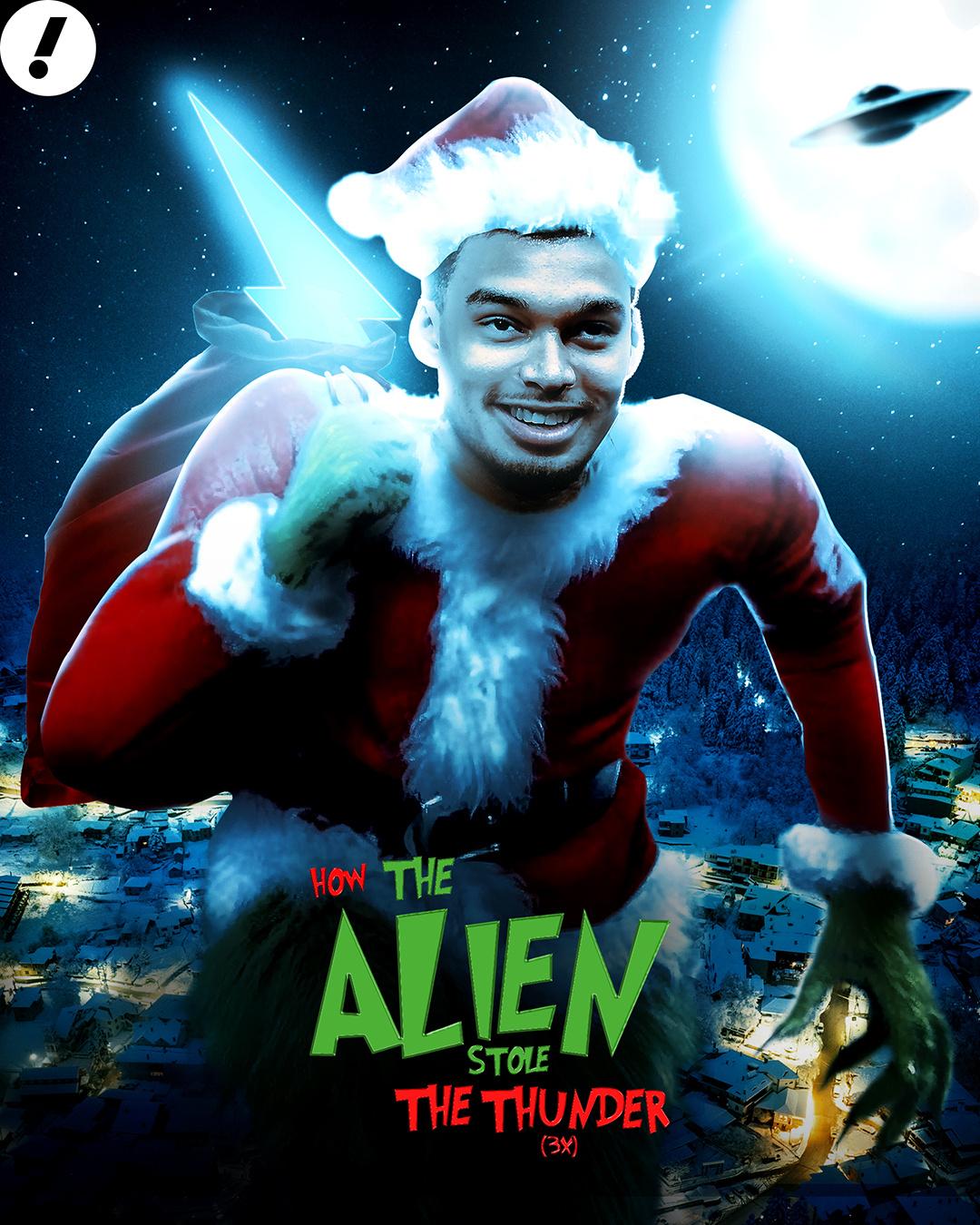 雷霆这三输马刺唯一的亮点该不会是终结了文班的连续盖帽纪录吧nba