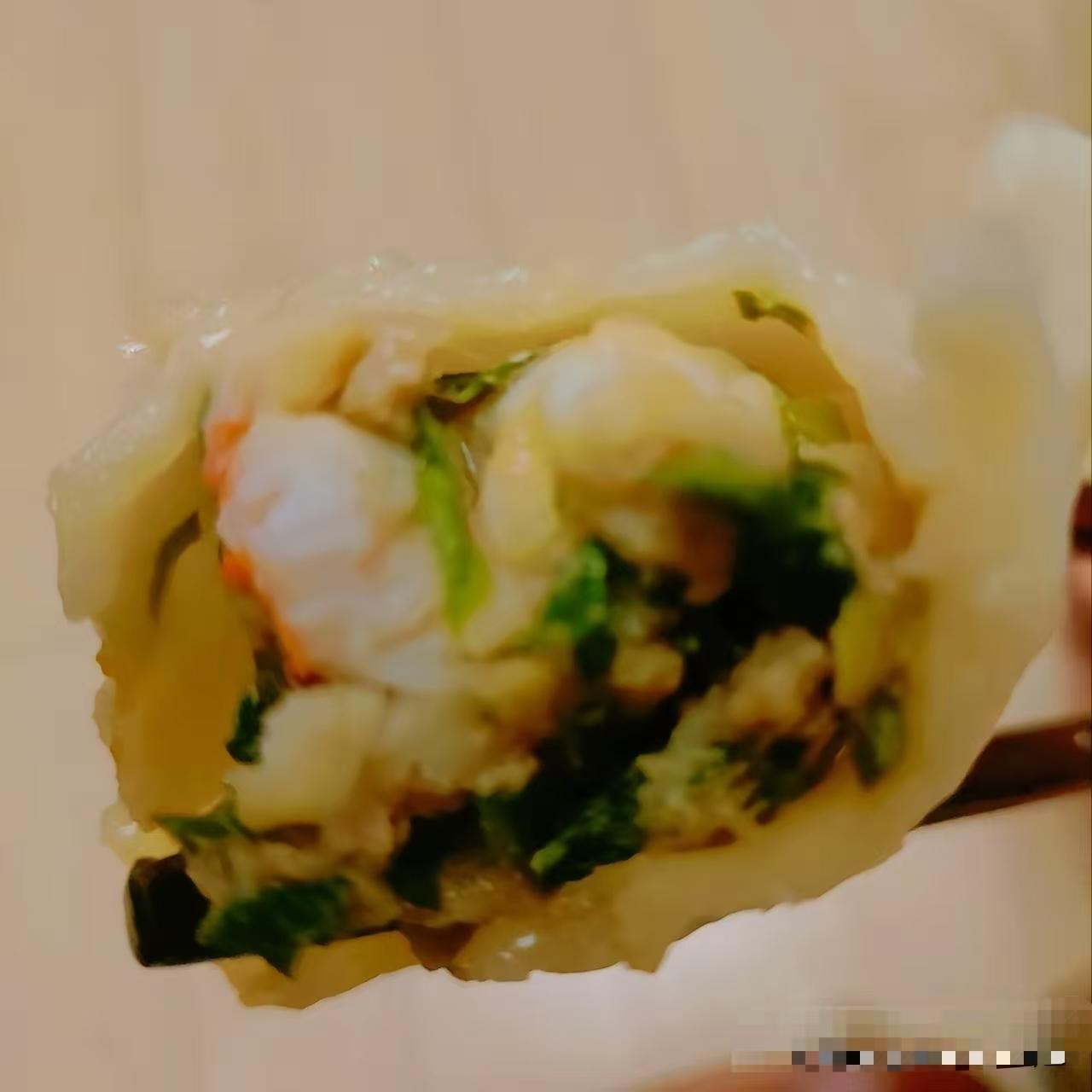 出来做保姆，别管挣多少钱，先把饭吃饱了再说。这饺子看着就好吃，男雇主还真是的，天