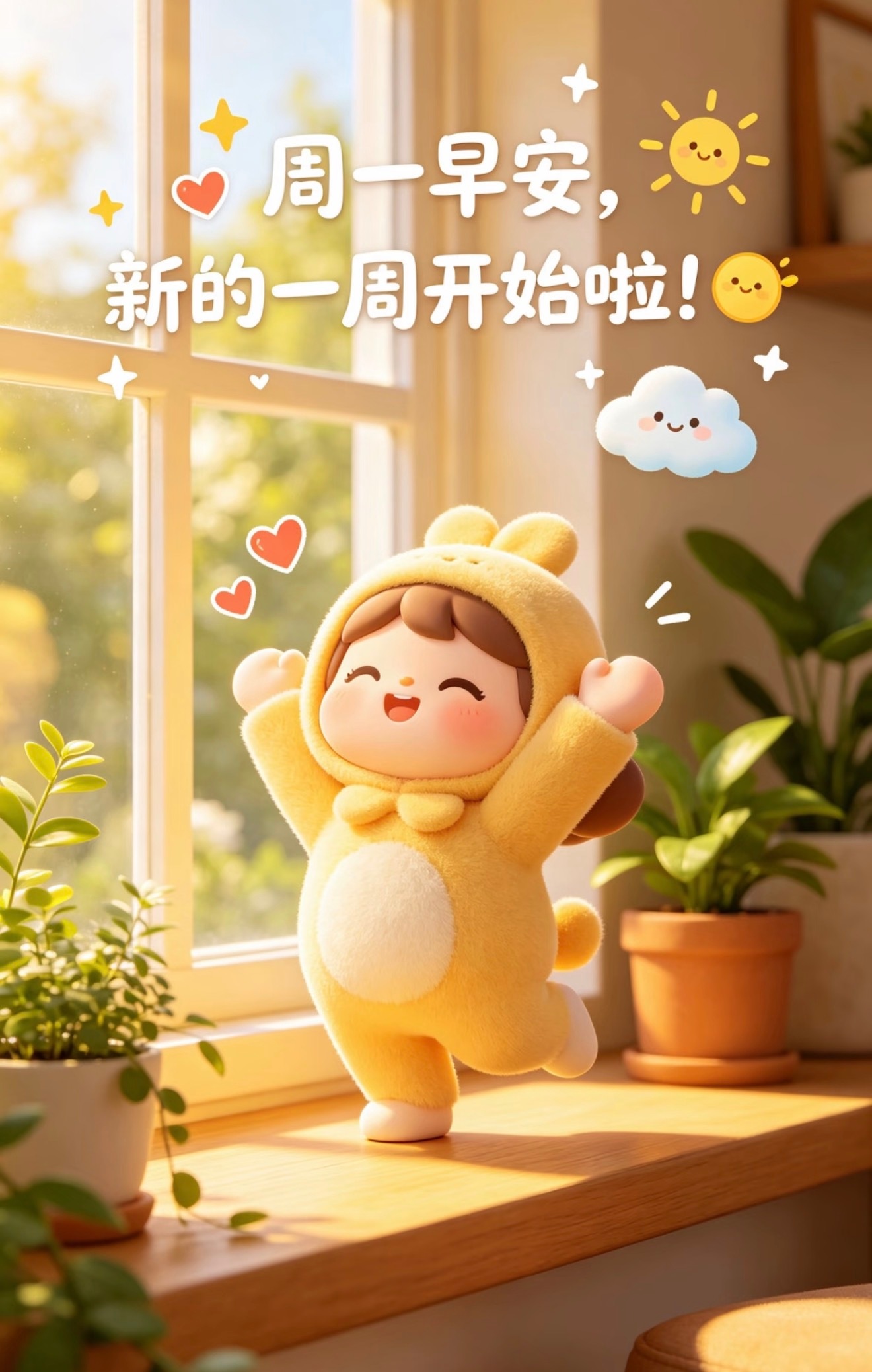 新的一周，无论是工作还是生活希望大家都顺风顺水，一切如意～早安