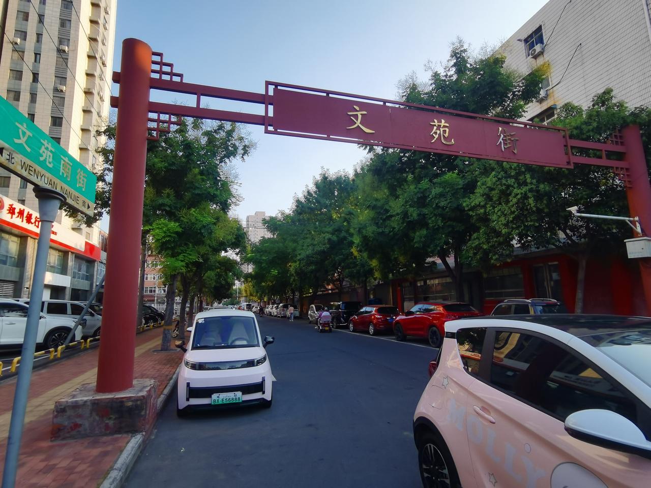 文苑南街地钉事件到底是怎么回事？
昨天，骑车到文苑南街转了一圈，地面上干干净净，