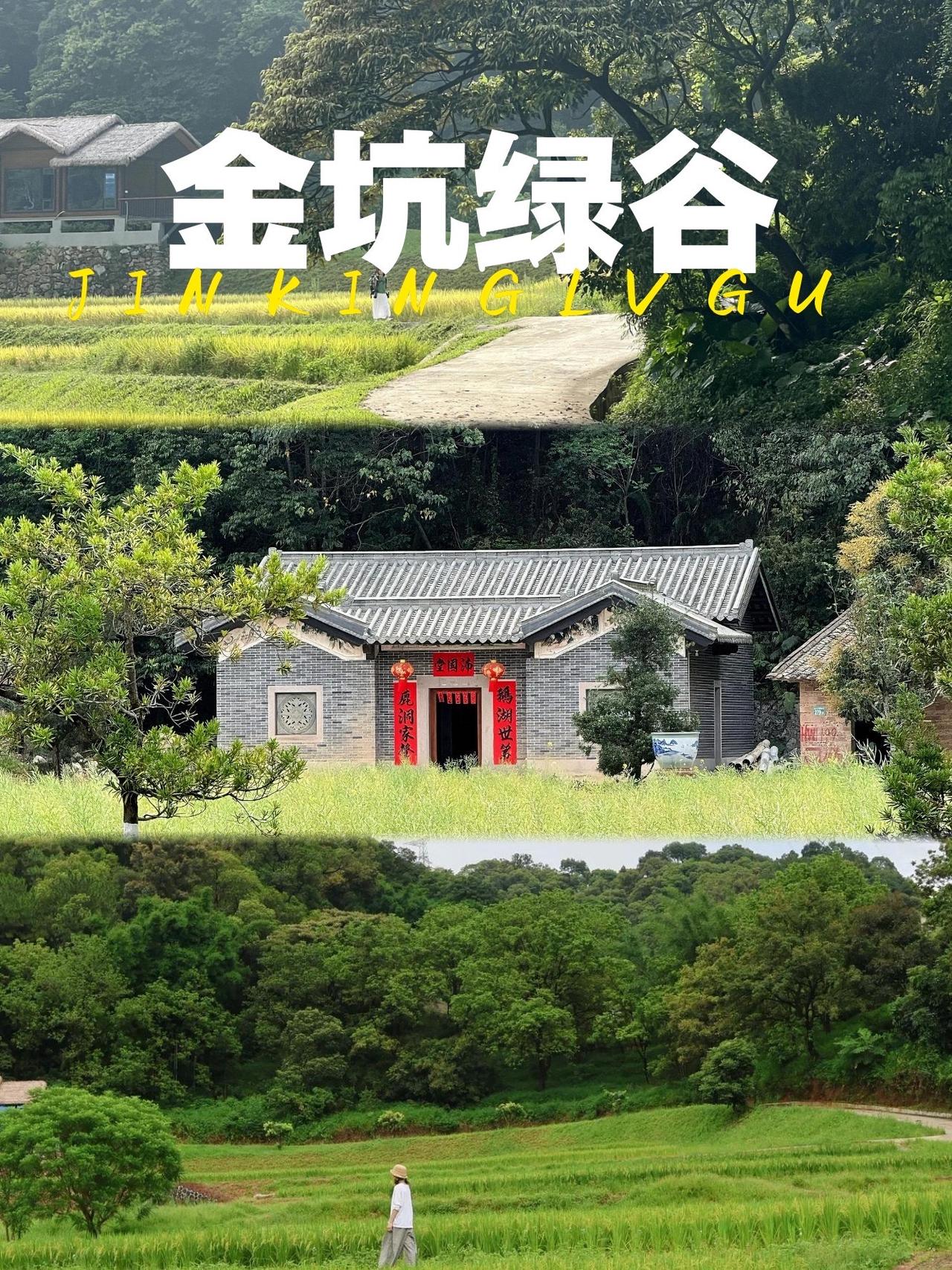 佛山出发1h直达！广州免费田园秘境金坑绿谷，遛娃拍照一日攻略

周末想逃离城市喧