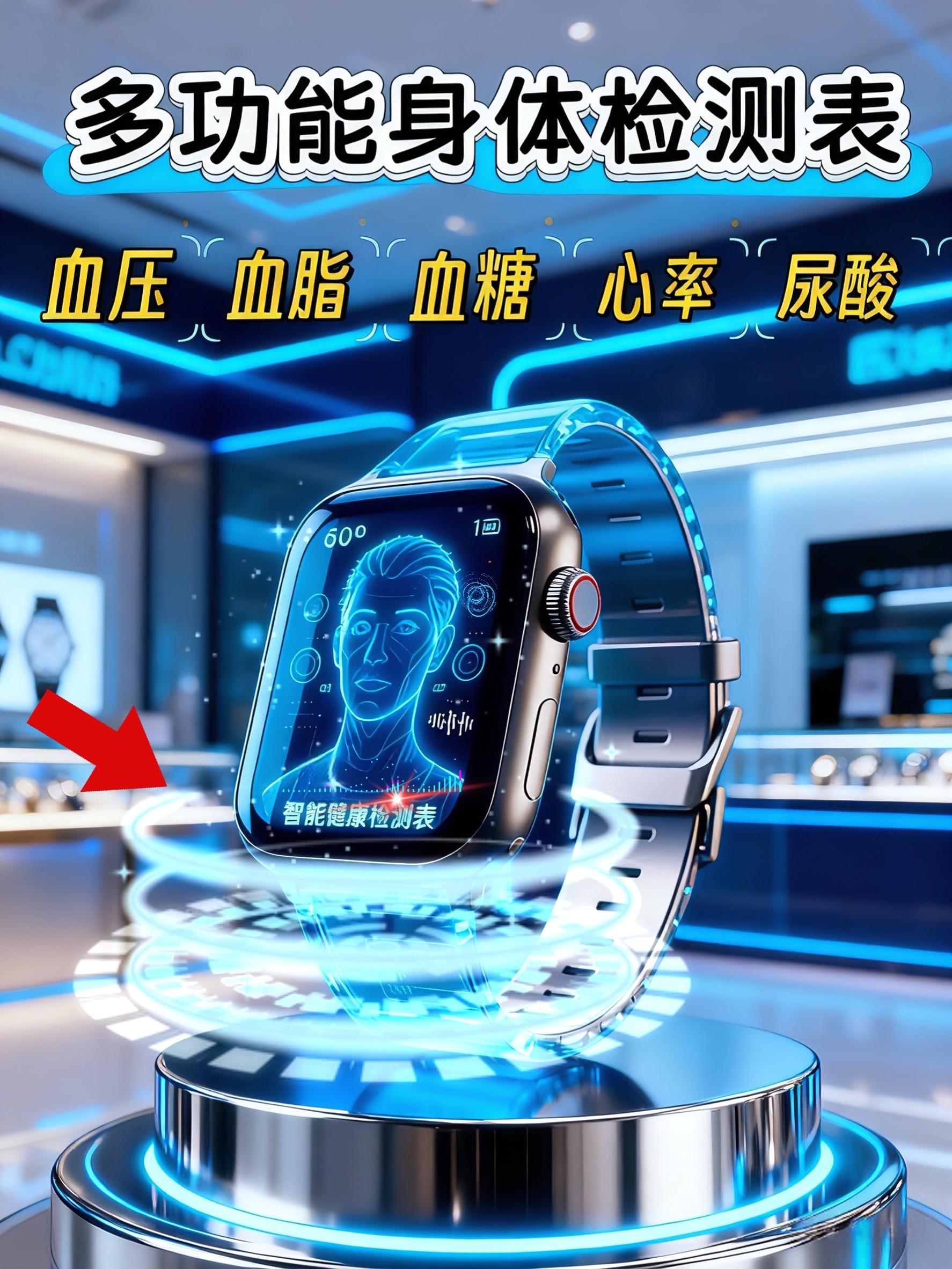 科技改变生活智能健康手表 爸妈健康 血糖血压监测 养老好物