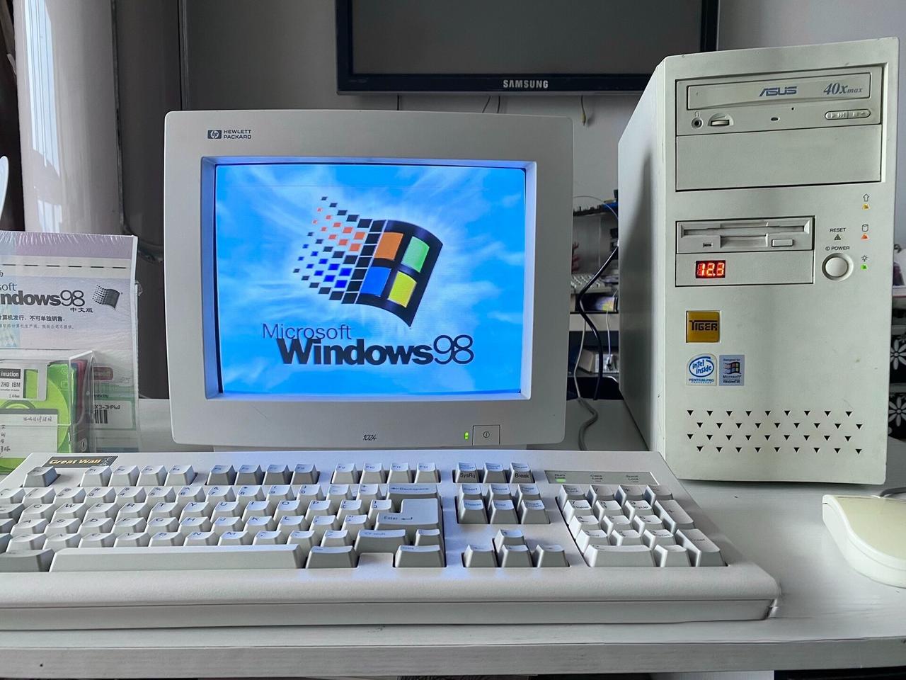 怀旧电脑 windows95 80年代电脑