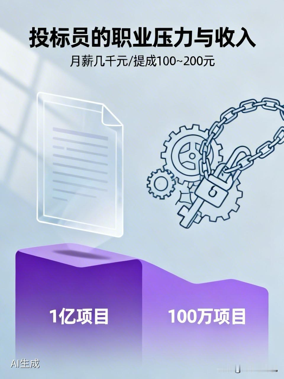 投标员的职业寿命都很短，一个投标员最多干 5 年，他就会有各种原因转行，或者是转