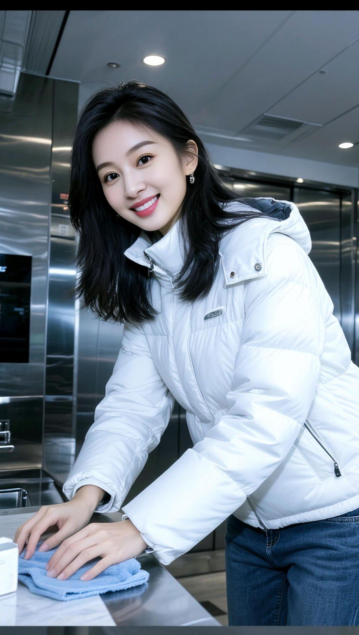 AI电梯自拍风 抖音ai创作