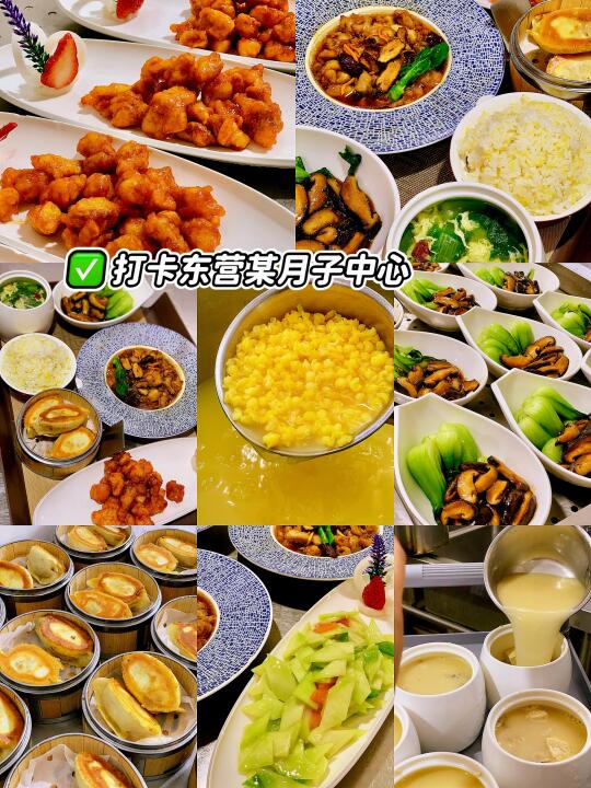 东营美食博主勇闯月子中心👀宝妈都在吃啥