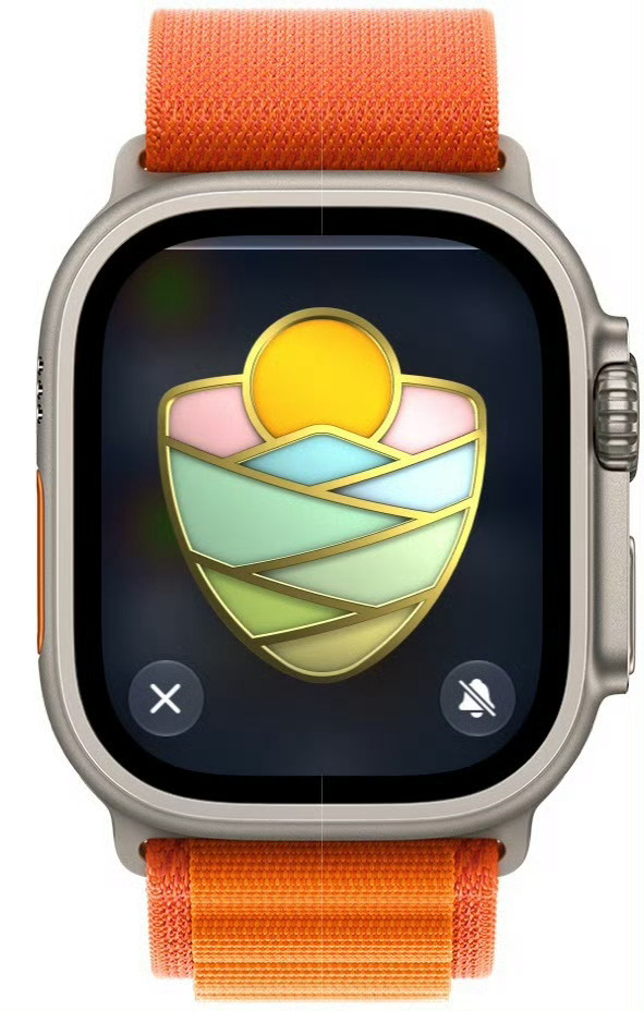 Apple Watch  今天有一个「国家公园挑战」限量徽章，完成20分钟体能训