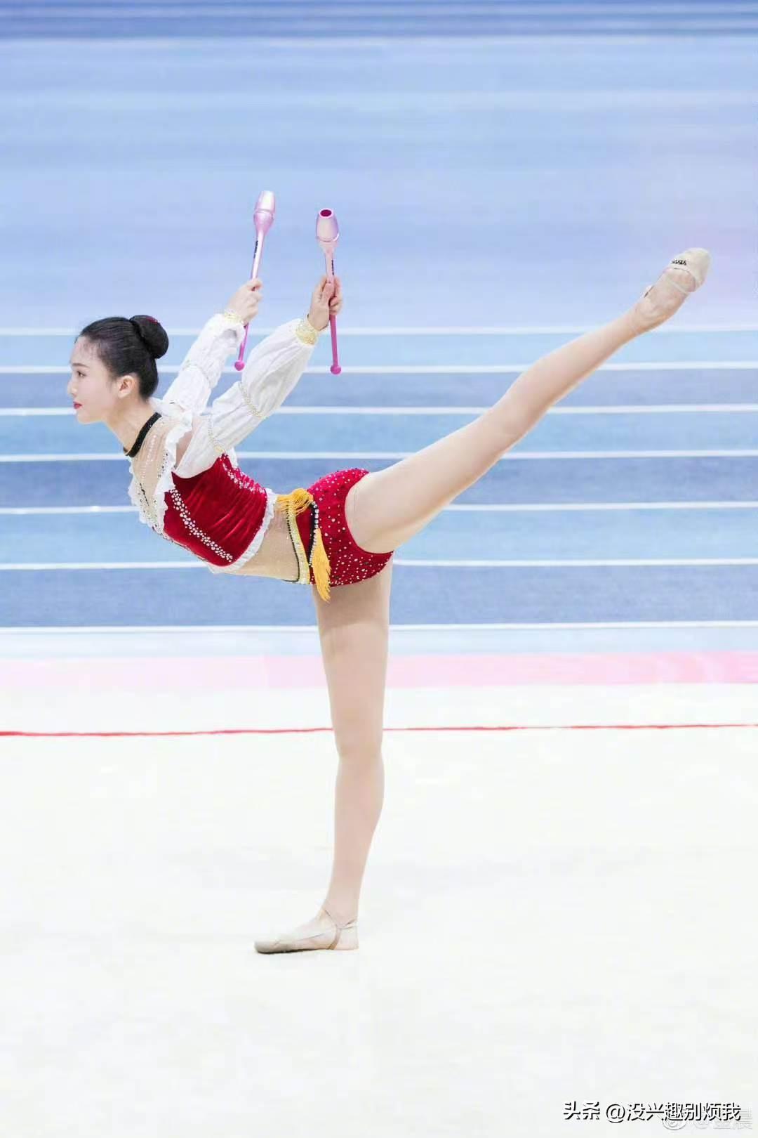 金晨自由体操跳得好好看