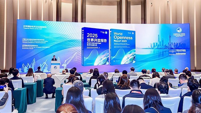 第八届虹桥国际经济论坛5日发布的《世界开放报告2025》显示，1990年至202