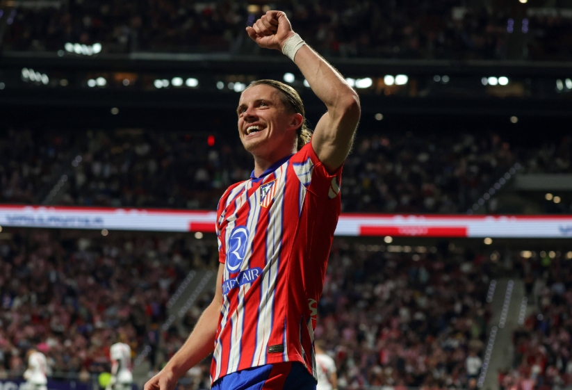 《世界体育报》报道，马竞不考虑外租加拉格尔，想要的球队得花至少3000万欧元买。