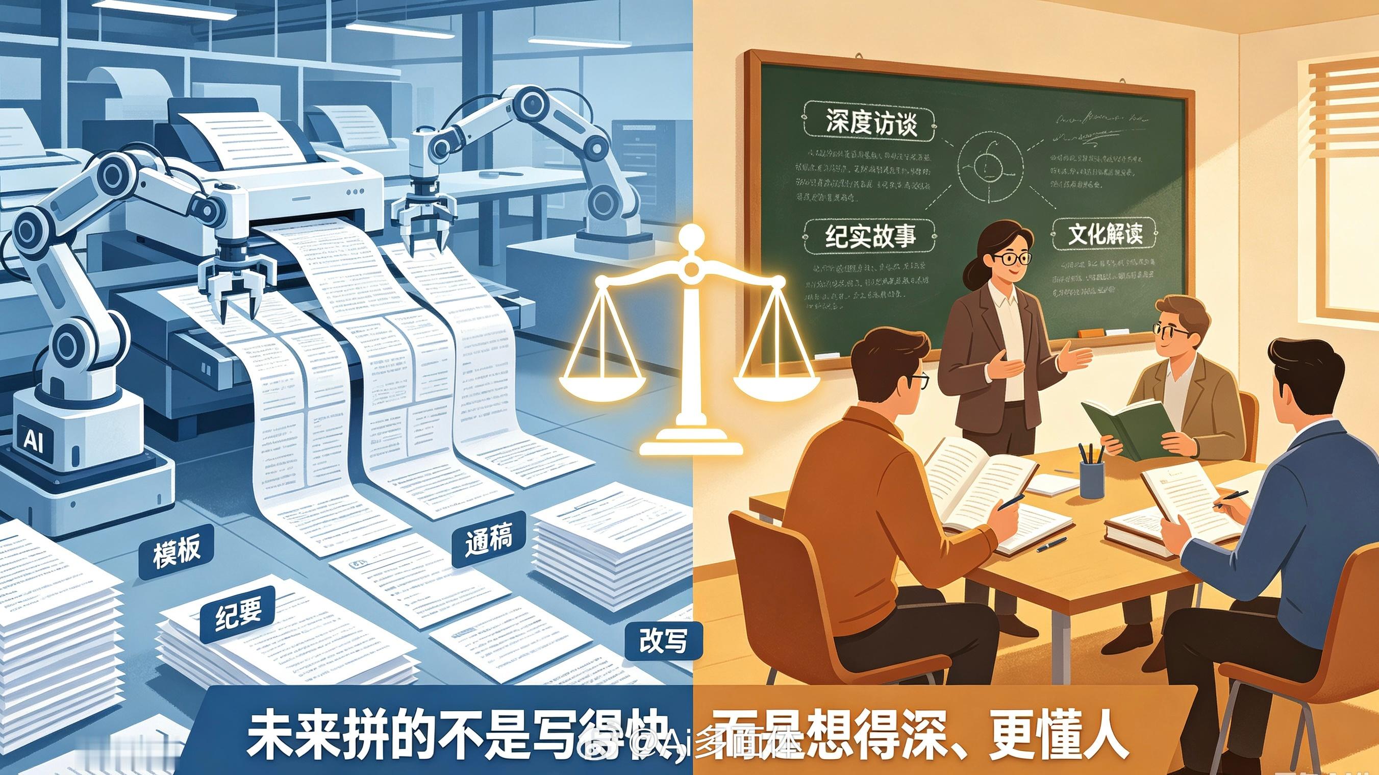 文字工作会被AI取代吗最近这个话题再度引发热议，翻看各类行业数据后发现：AI不会