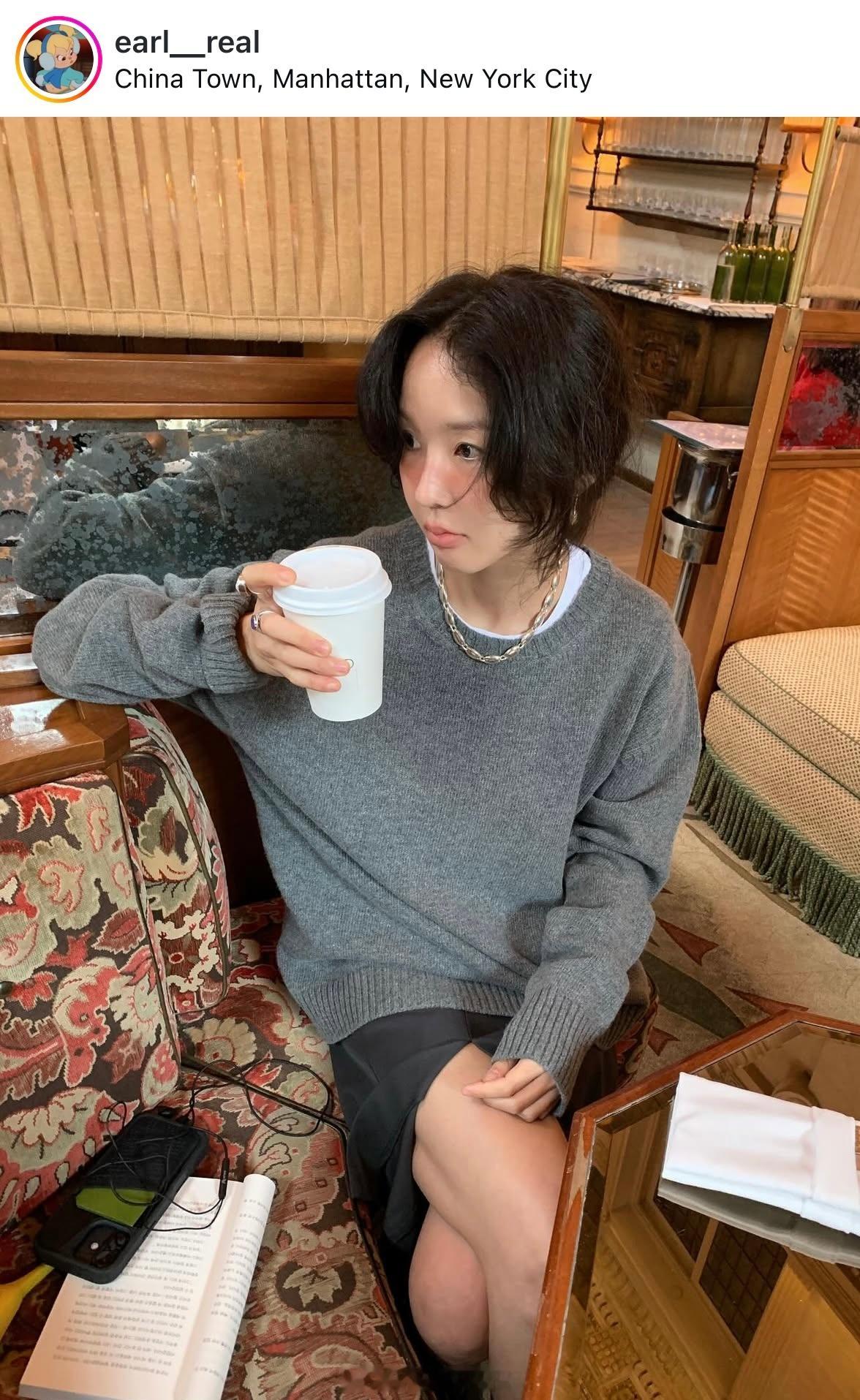 穿搭分享 连续更新第2597天韩国时尚女生日常搭配小长假第4天！韩系穿搭超能新星