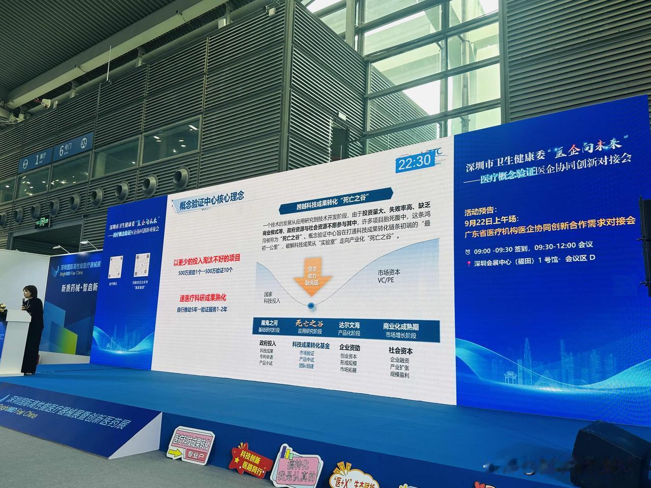 【现场直击】今天在深圳会展中心，深圳市概念验证中心，这场“医企向未来”对接会，直